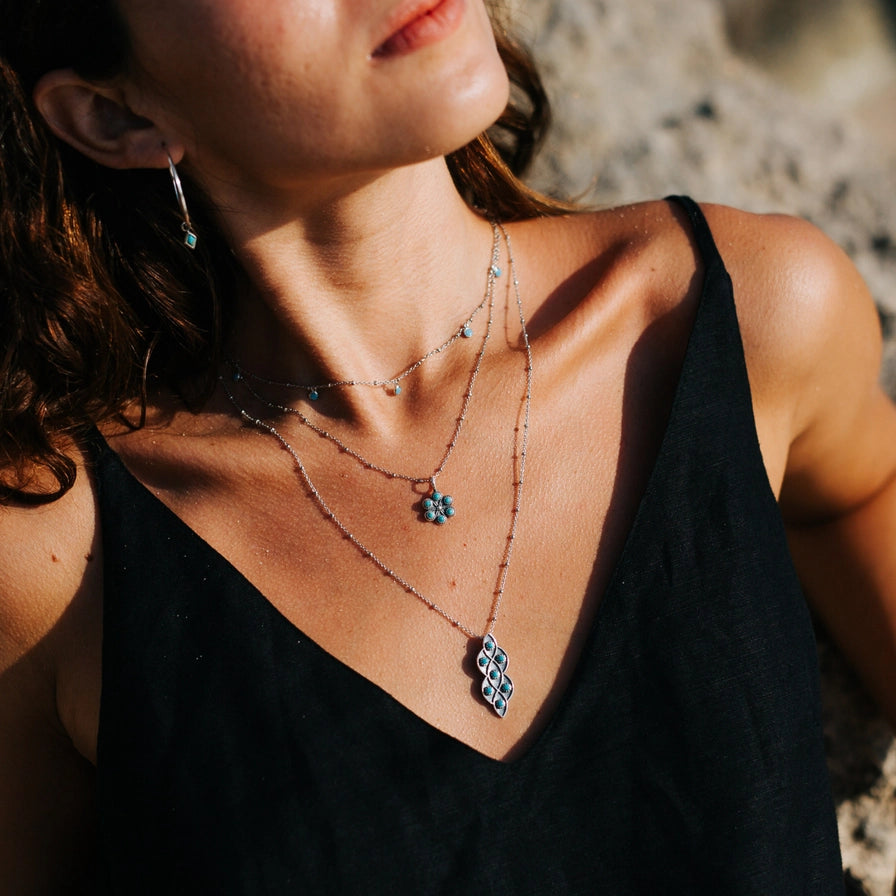 Iris Turquoise Necklace