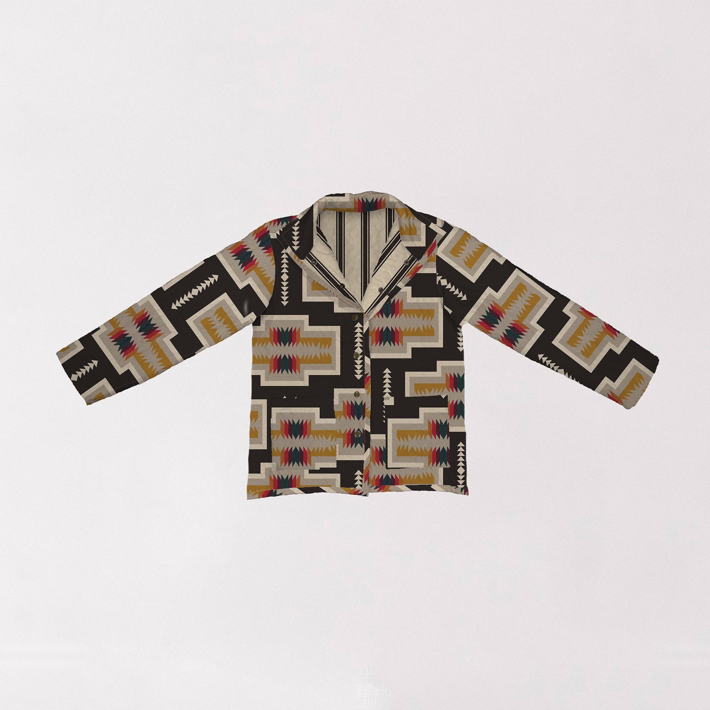 Pecos Black Snap Jacket — Made in USA