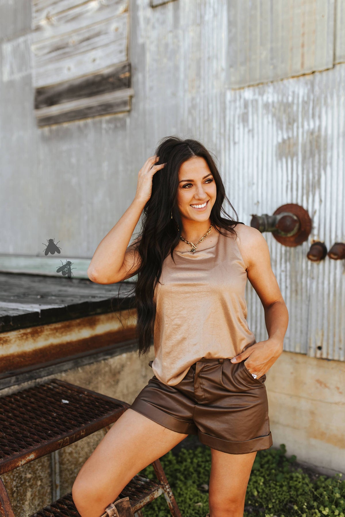 Lasso Lux Tank — Saddle