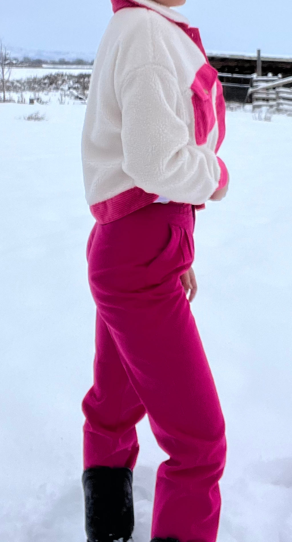 Vintage Hot Pink Rockies