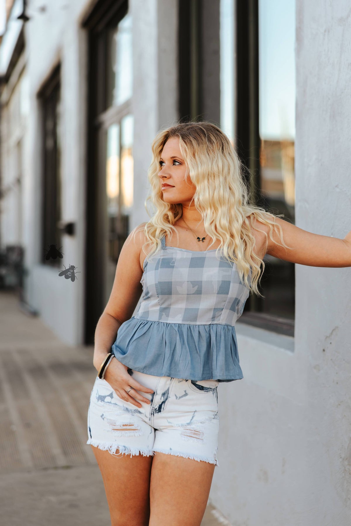 Dancehall Denim Top