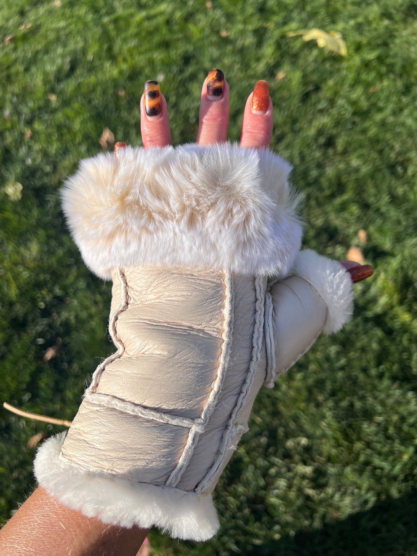 Rabbit/Shearling Gloves