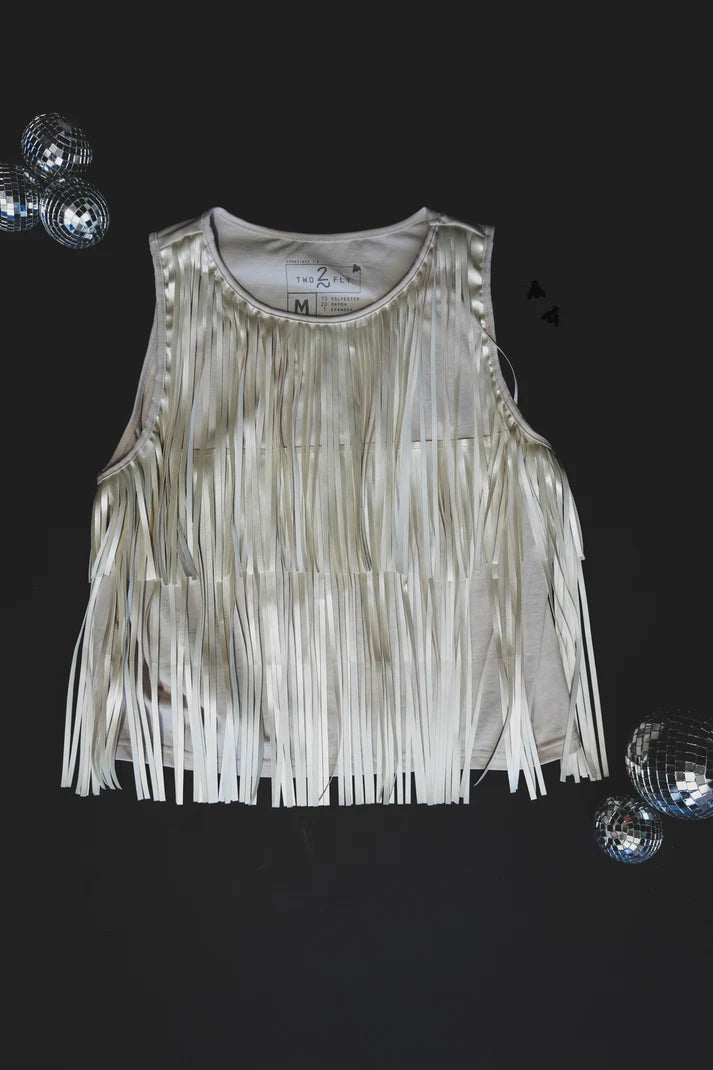 Girls' Best Fringe Top — Pearl