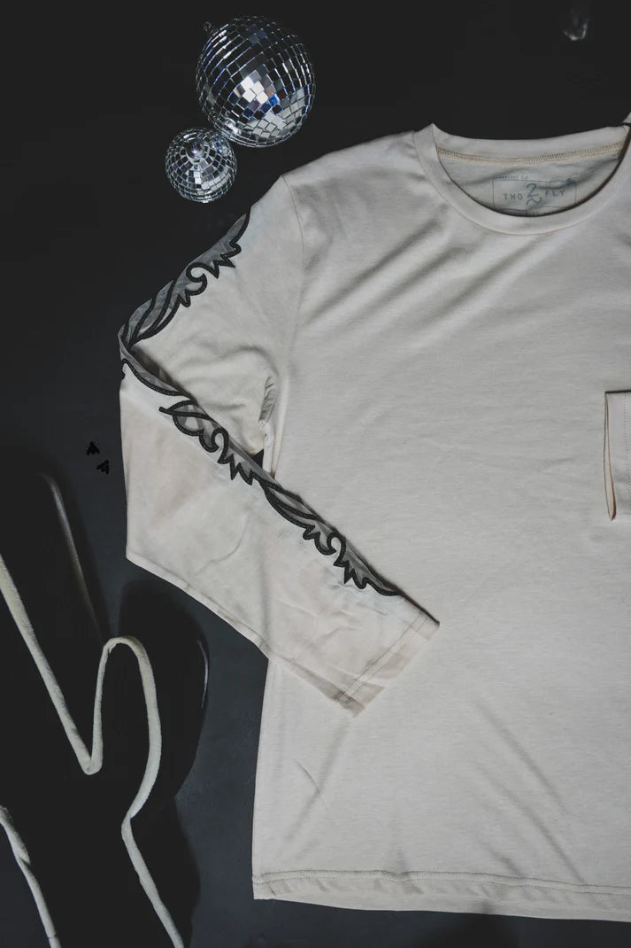 Piping Hot Long-Sleeve Top