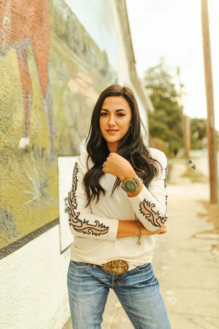 Piping Hot Long-Sleeve Top