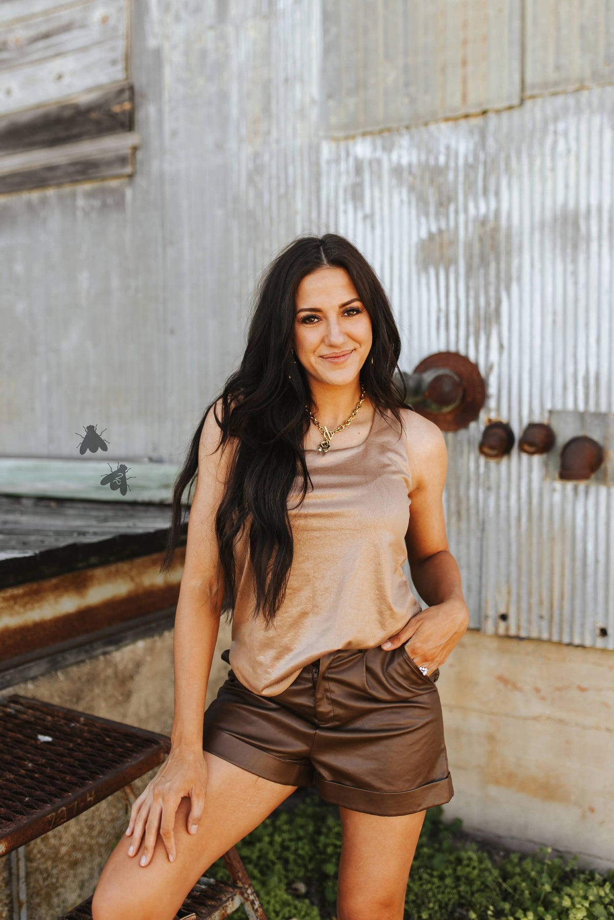 Lasso Lux Tank — Saddle